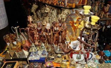 埃及手工艺品市集,是购买各式手工艺品的好地方